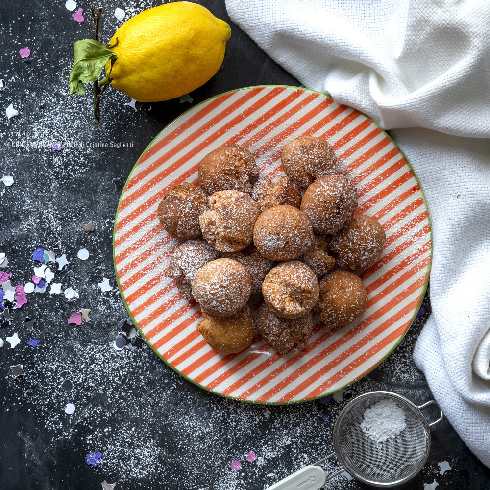Immagine: Le castagnole o frittelle ferraresi senza lievito
