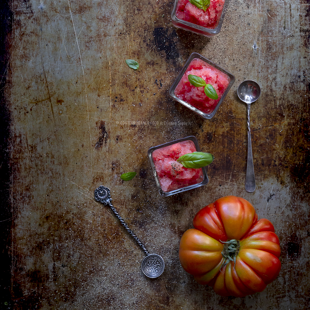 Immagine: Sorbetto pomodoro e Vodka