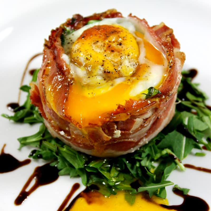 Immagine: Uova al bacon