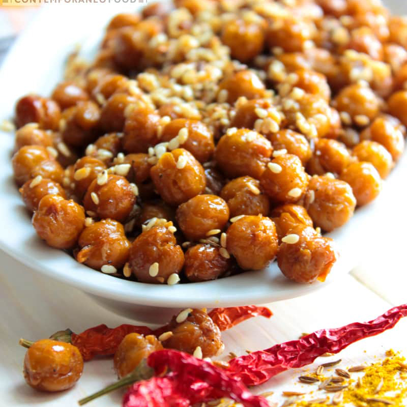 Immagine: Ceci tostati: uno tira l’altro come le noccioline!