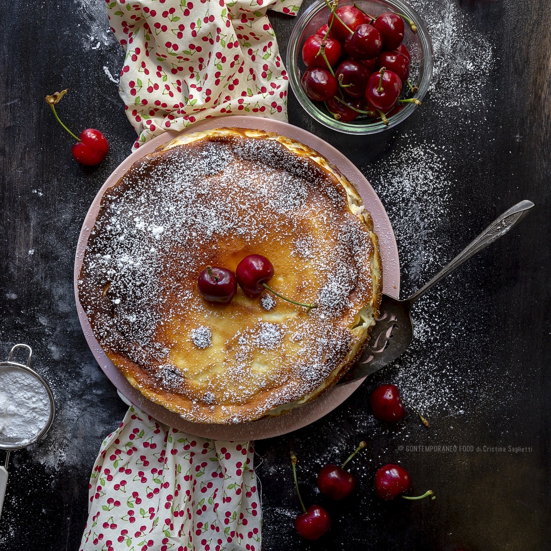 Immagine: Torta alle ciliegie e cioccolato con Rum e yogurt greco