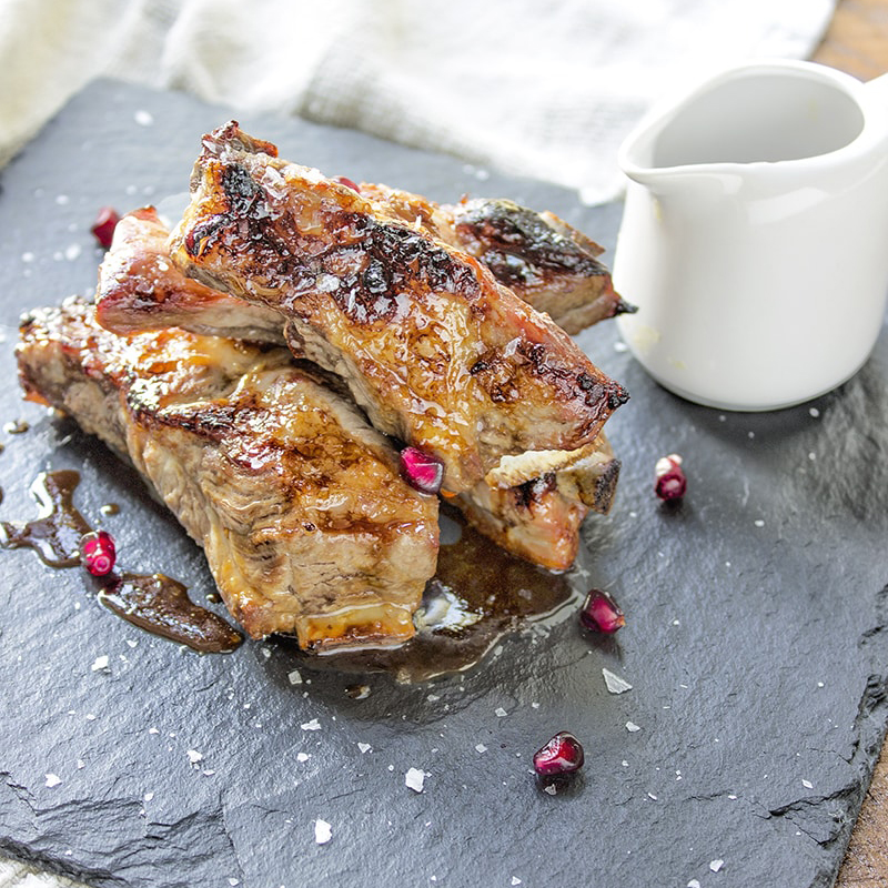 Immagine: Costine di maiale glassate