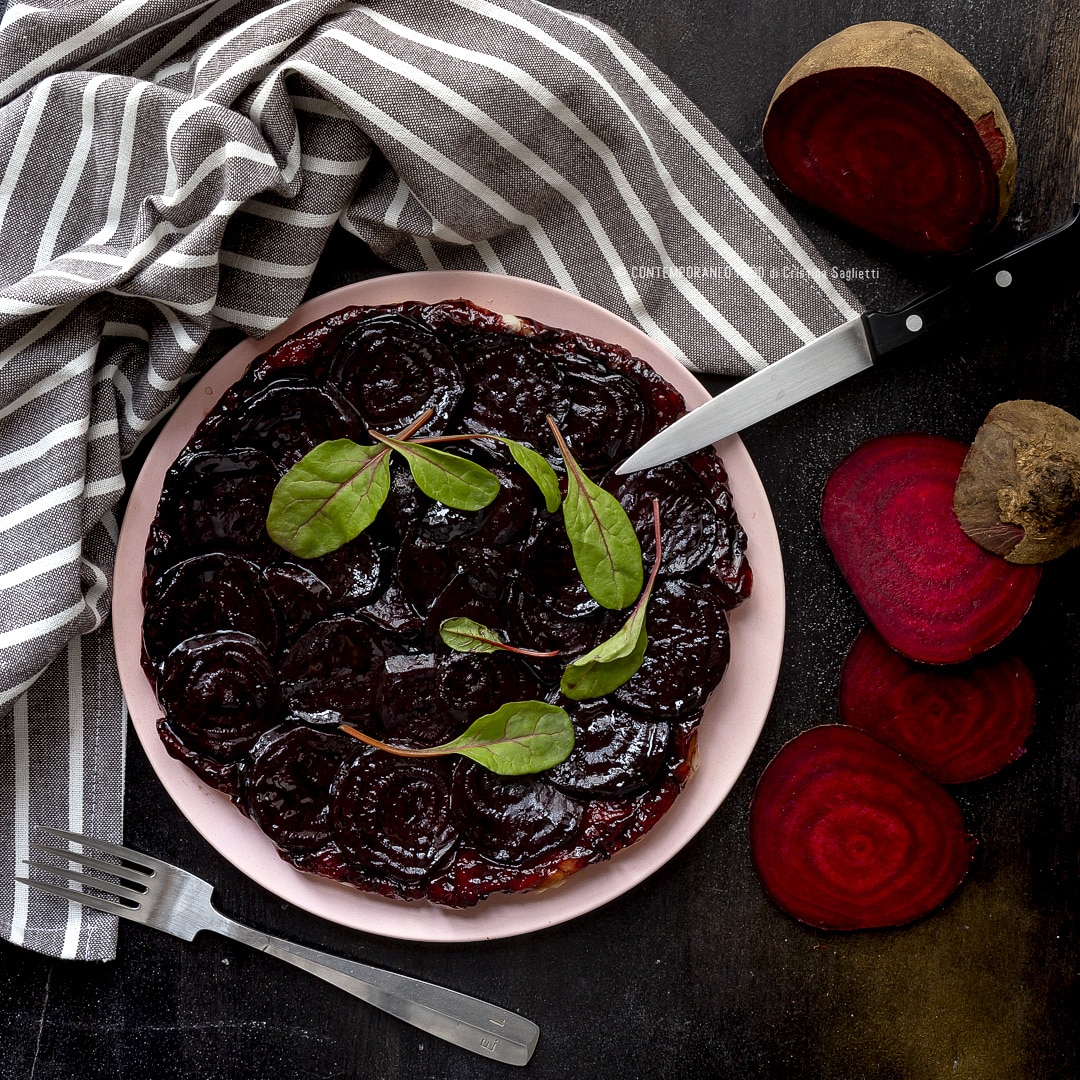 Immagine: Tarte tatin alle barbabietole rosse