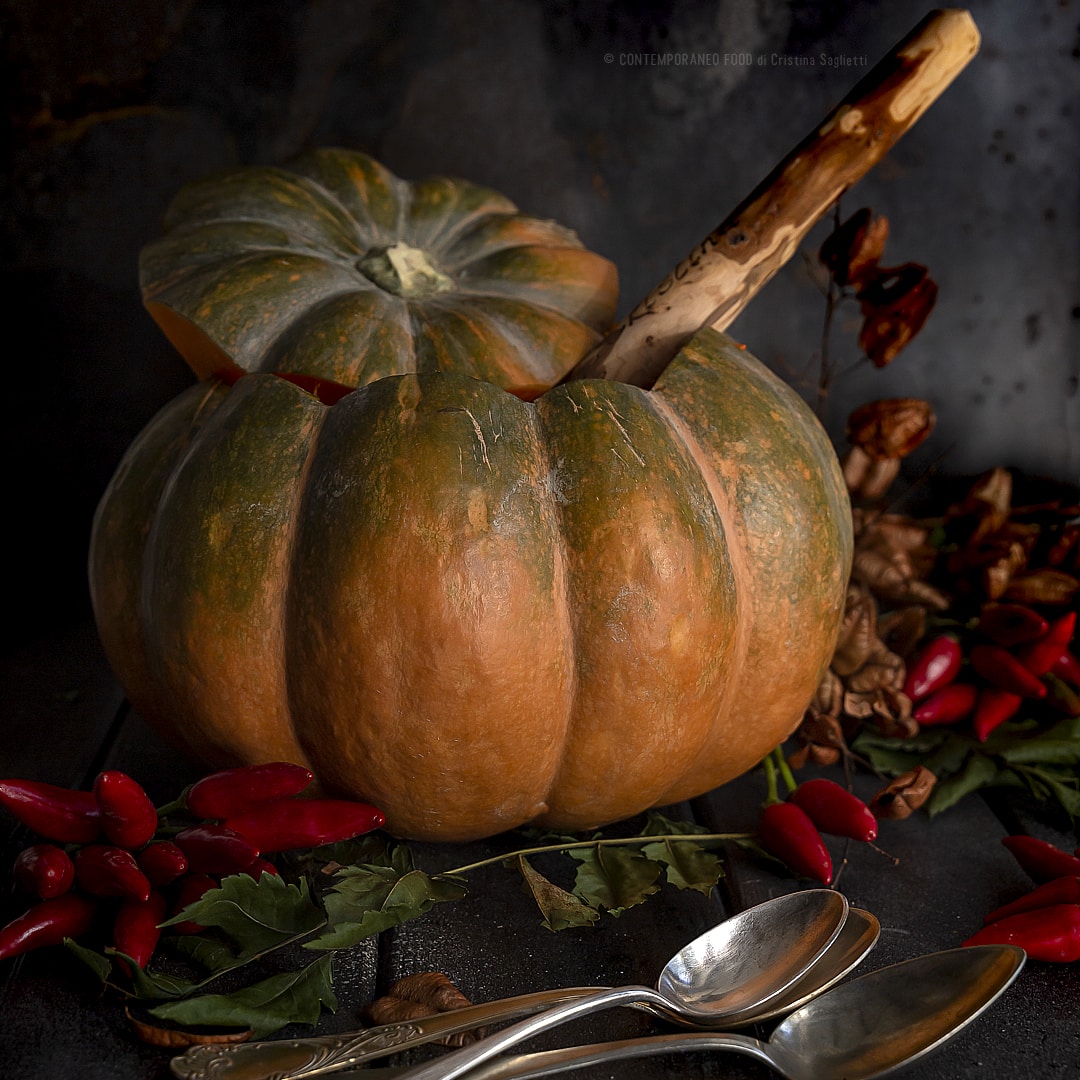 Immagine: Vellutata piccante di zucca e latte di cocco