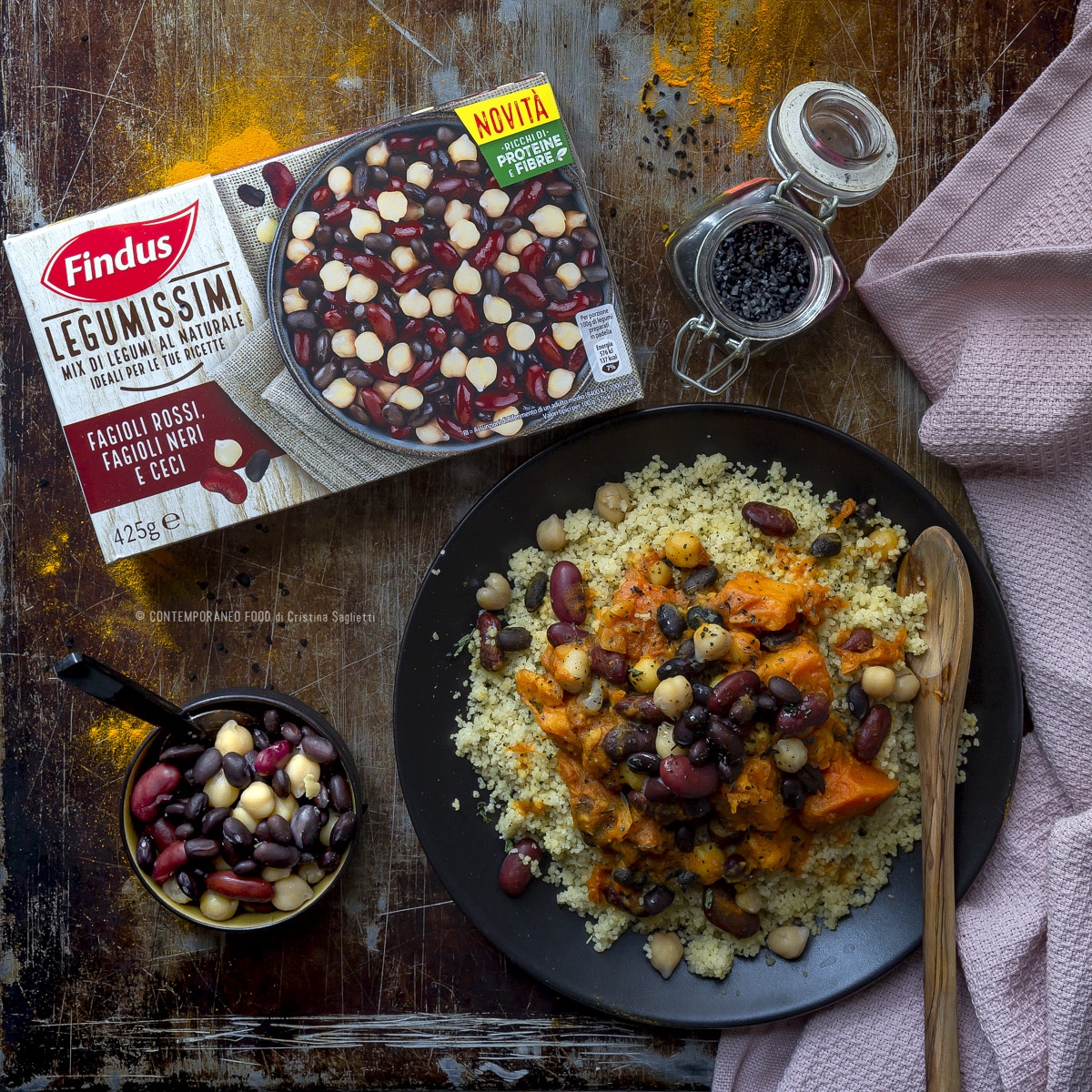 Immagine: Couscous con i Legumissimi Findus, zucca e patate dolci