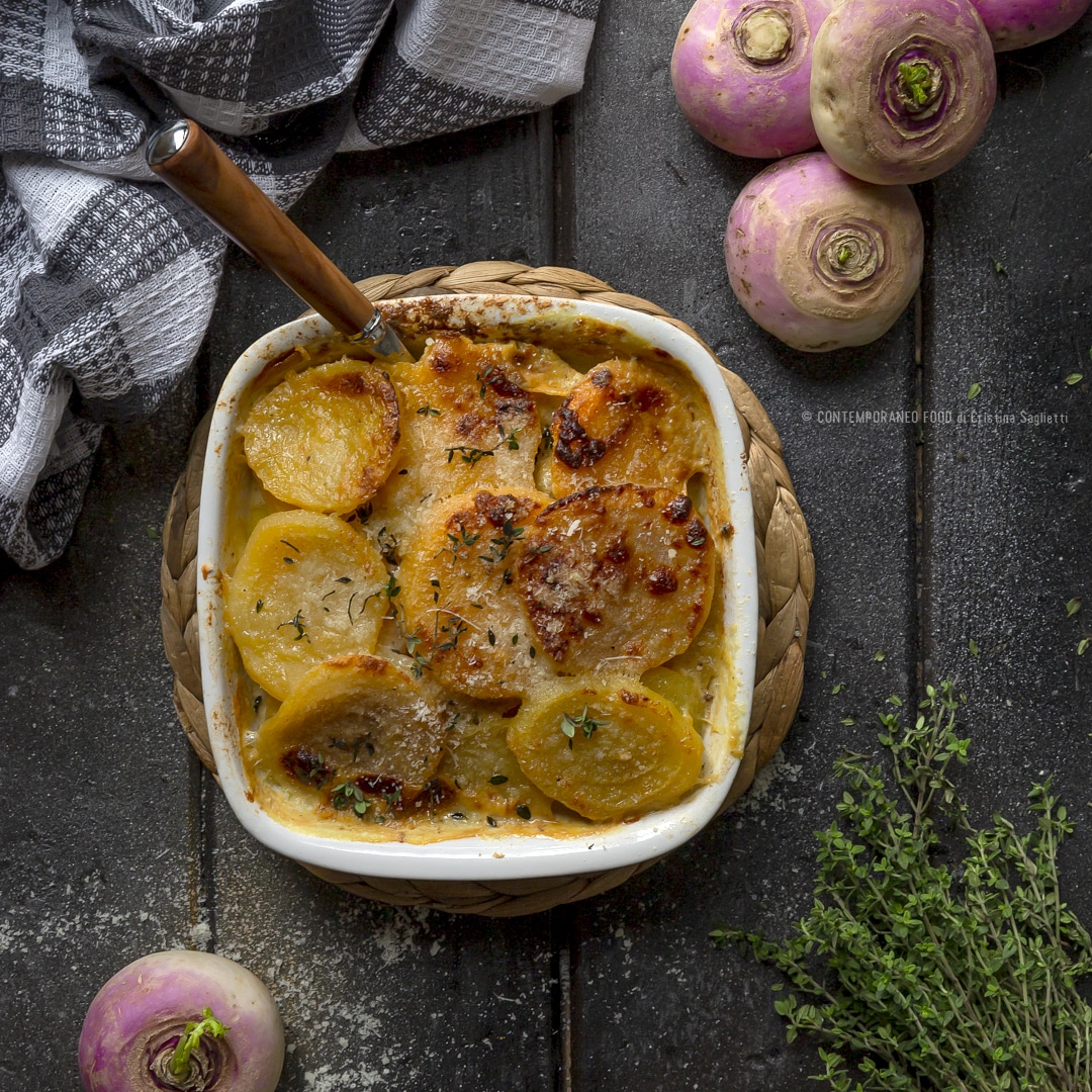 Immagine: Rape gratinate al latte