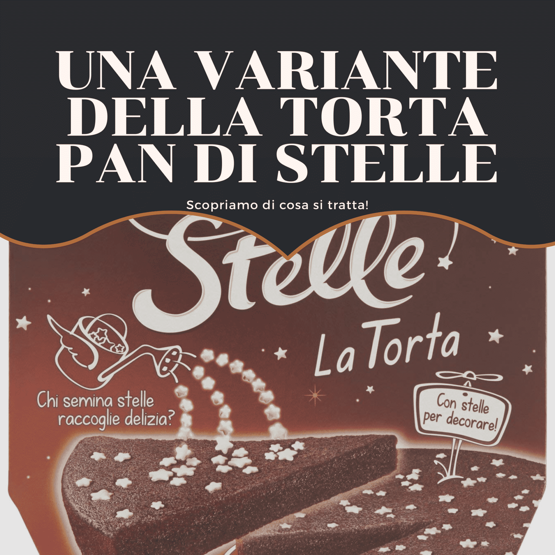 Immagine: Una variante della Torta Pan di Stelle