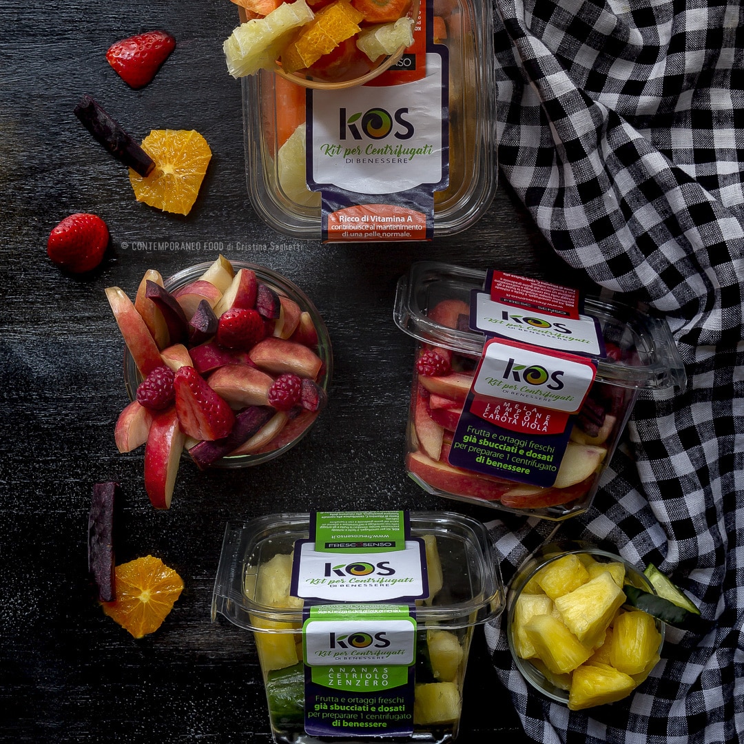 Immagine: Kos, il kit per centrifugati firmato Fresco Senso