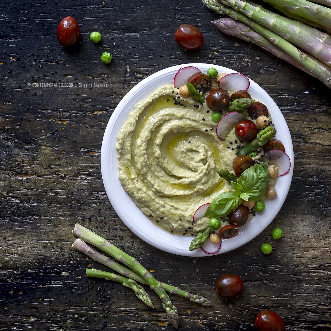 Immagine: Hummus di gambi di asparagi
