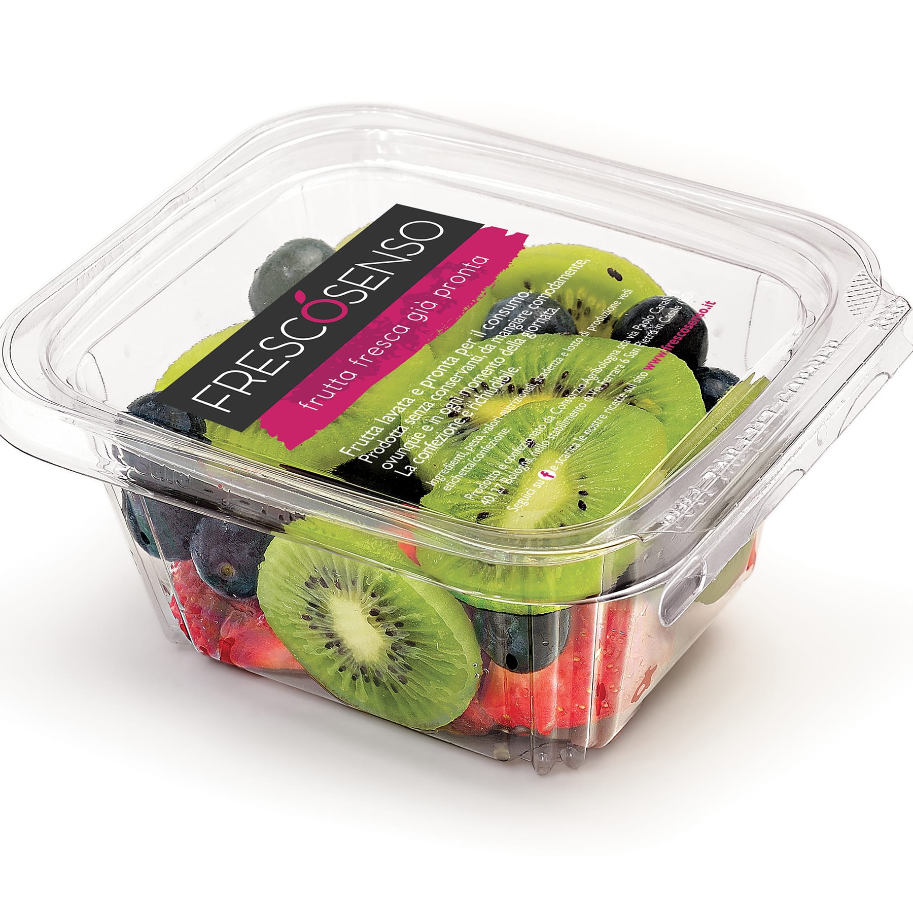Immagine: L’importanza di consumare frutta fresca e il mix di fragole, mirtilli e kiwi di Fresco Senso