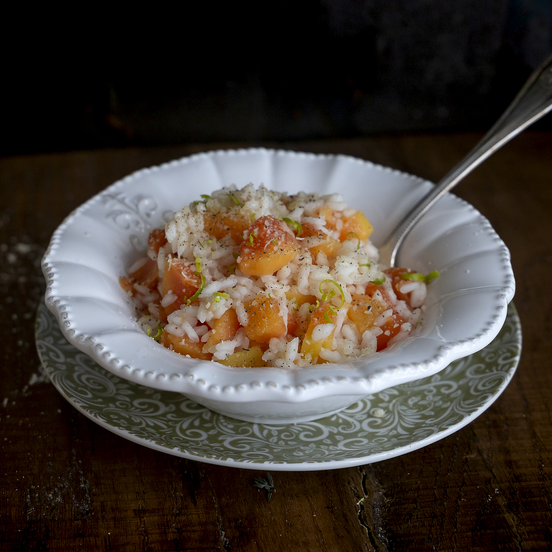 Immagine: Risotto papaya e lime