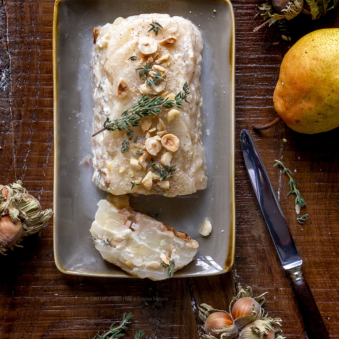 Immagine: Pere fondenti gorgonzola, nocciole e timo