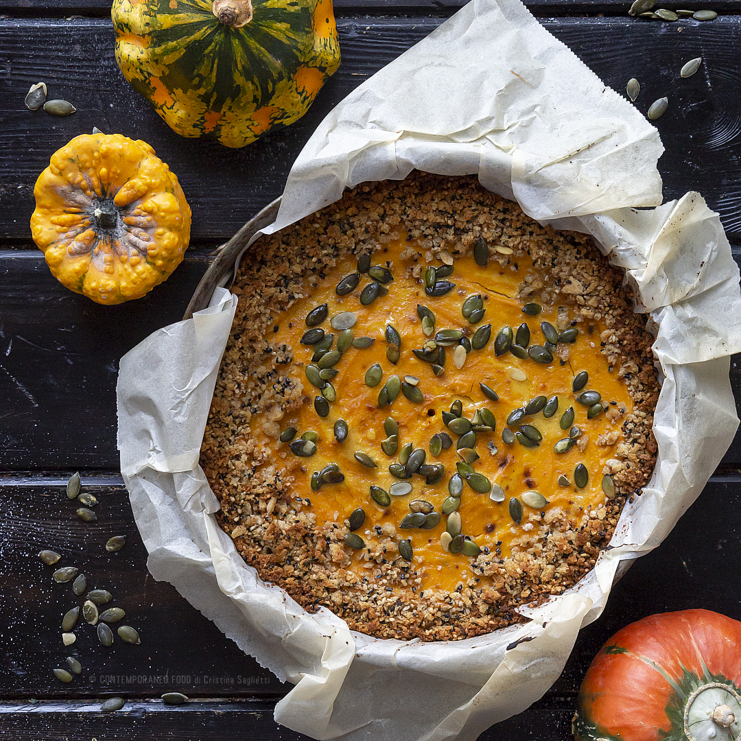 Immagine: Cheesecake salata alla zucca