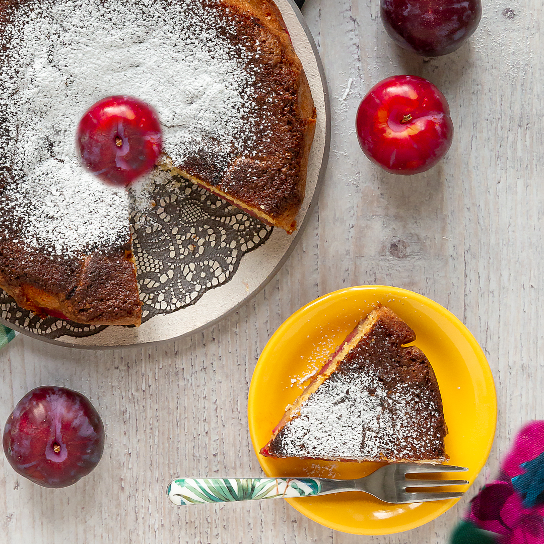 Immagine: Torta di prugne soffice e umidissima
