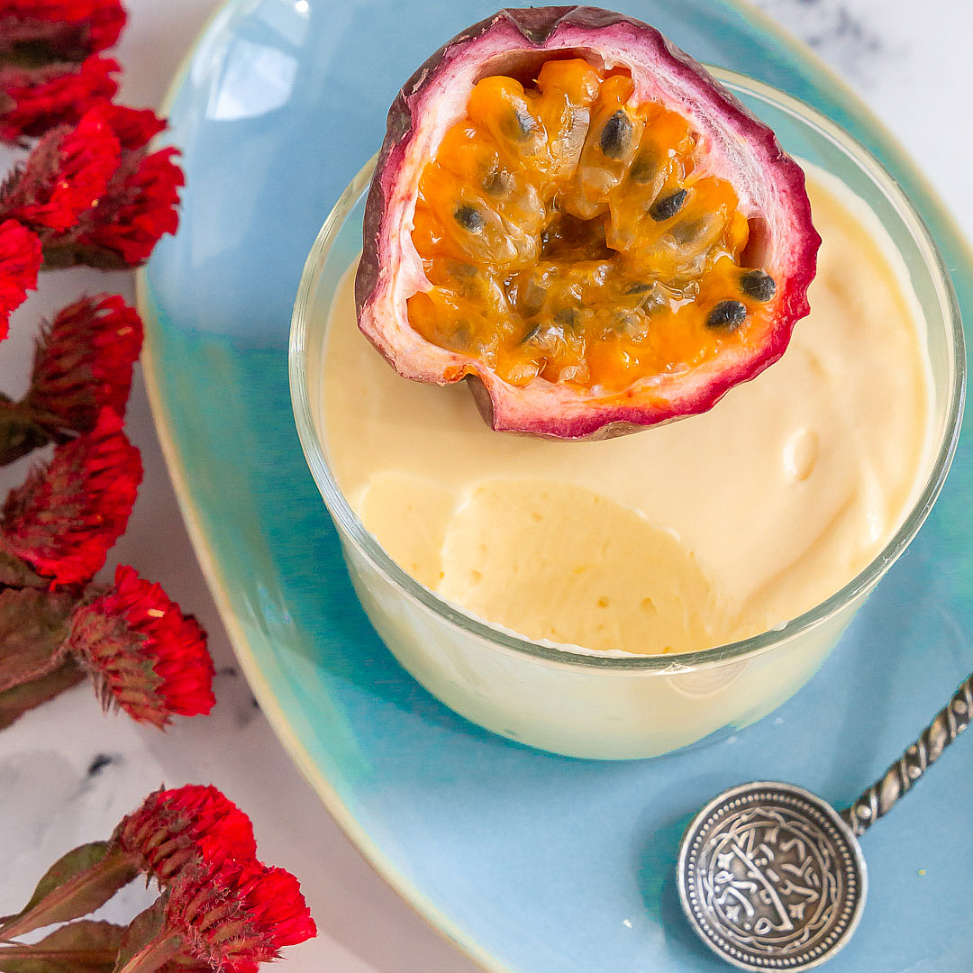 Immagine: Mousse al frutto della passione o maracuja